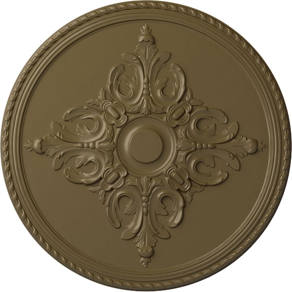 Ekena Millwork Milton Ceiling Medallion (Fits Canopies up to 7 7/8"), 40 5/8"OD x 1 3/4"P, Mississippi Mud CM40MIMMF - main